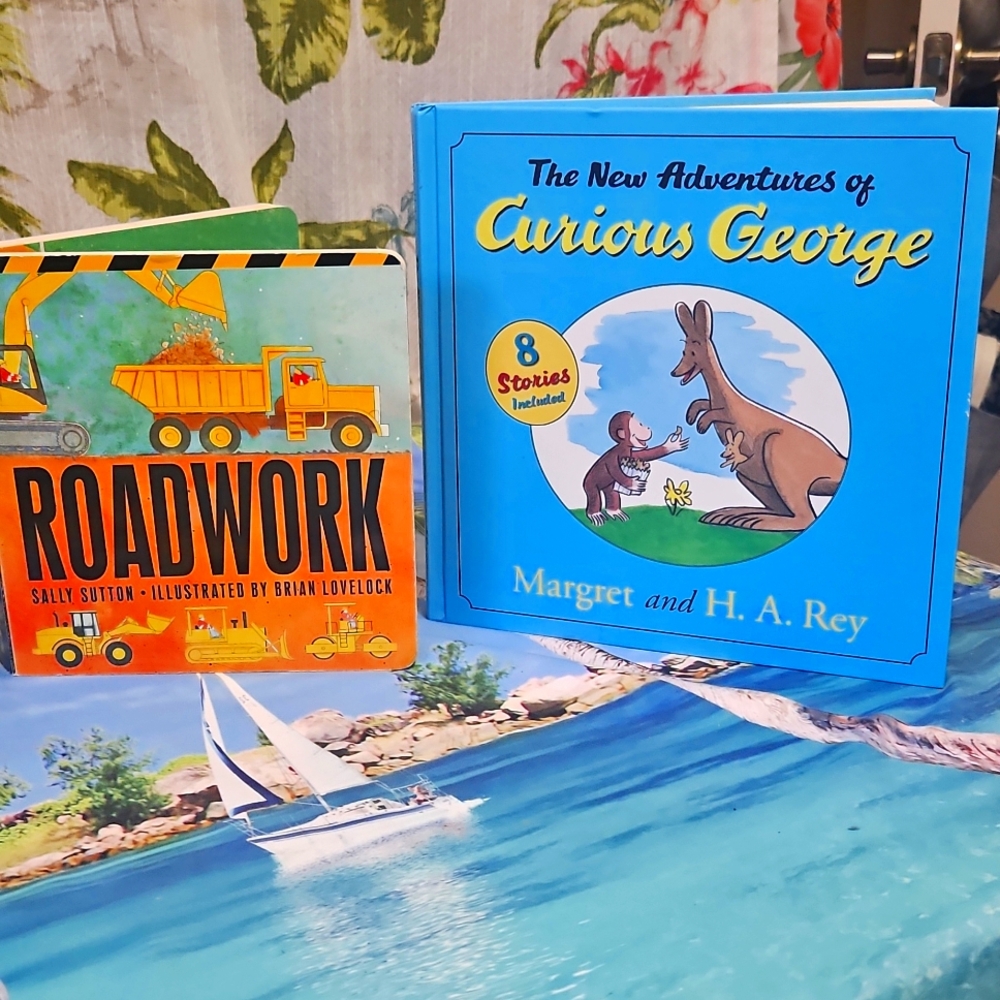 Book Bundle Childrens Roadwork CURIOUS GEORGE in Good Shape
